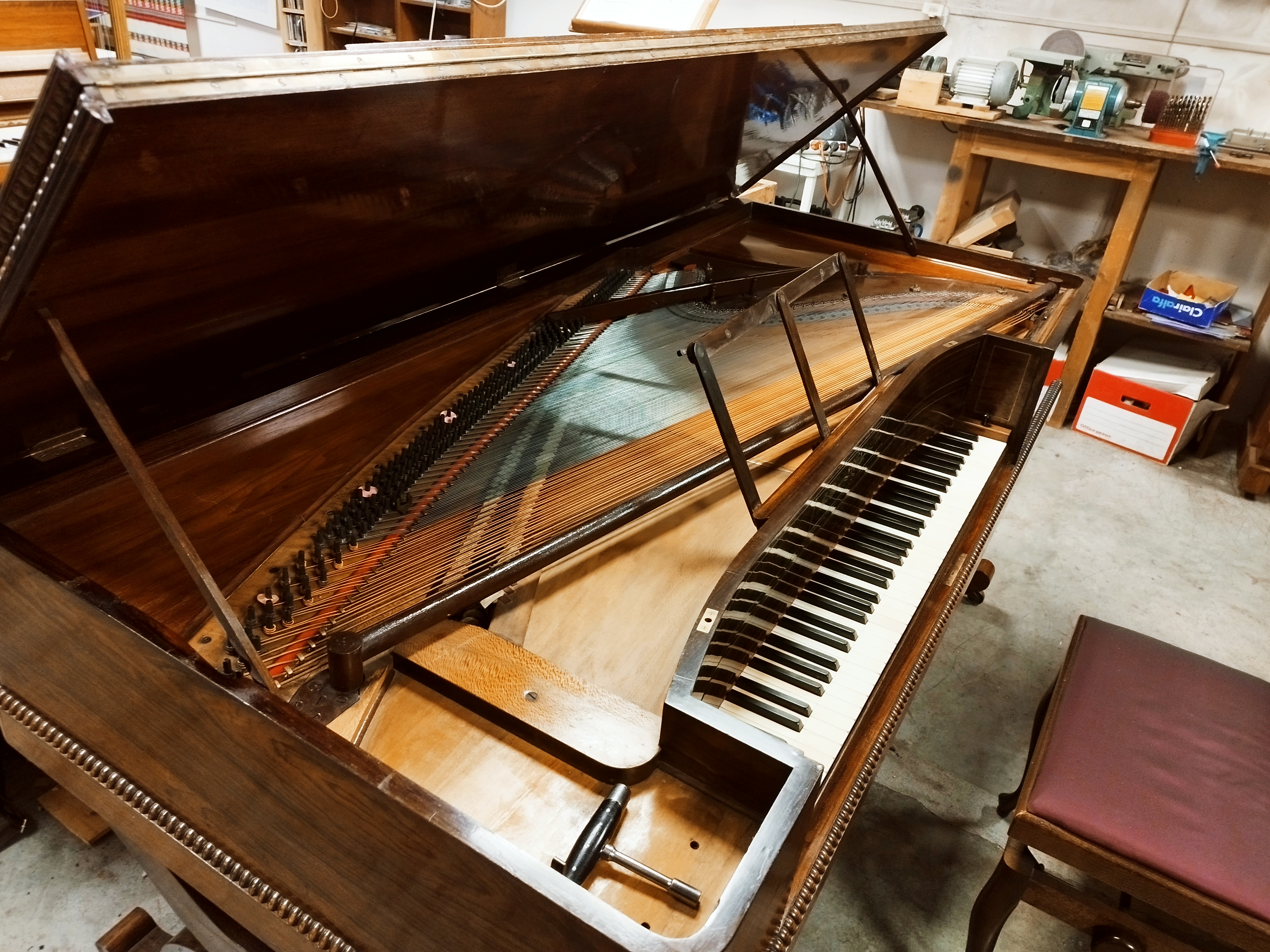 clic pour ouvrir dans un nouvel onglet Piano carré Erard à acheter sur Montpellier
